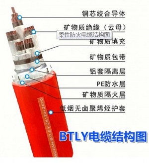安徽NG-A(BTLY)、WDZAN-BTLY 隔离型柔性矿物绝缘电缆 防火电缆